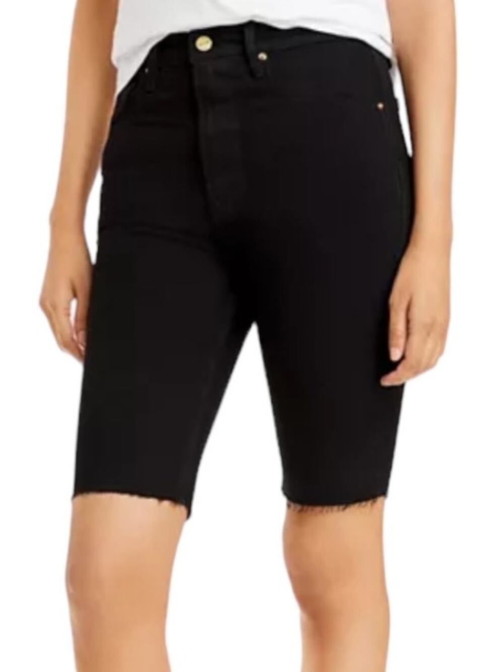 Frame Le Vintage Denim bermuda shorts black size 24